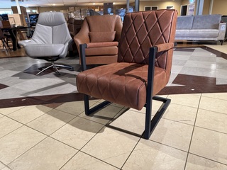 Fauteuil Label51, Denmark, cognac